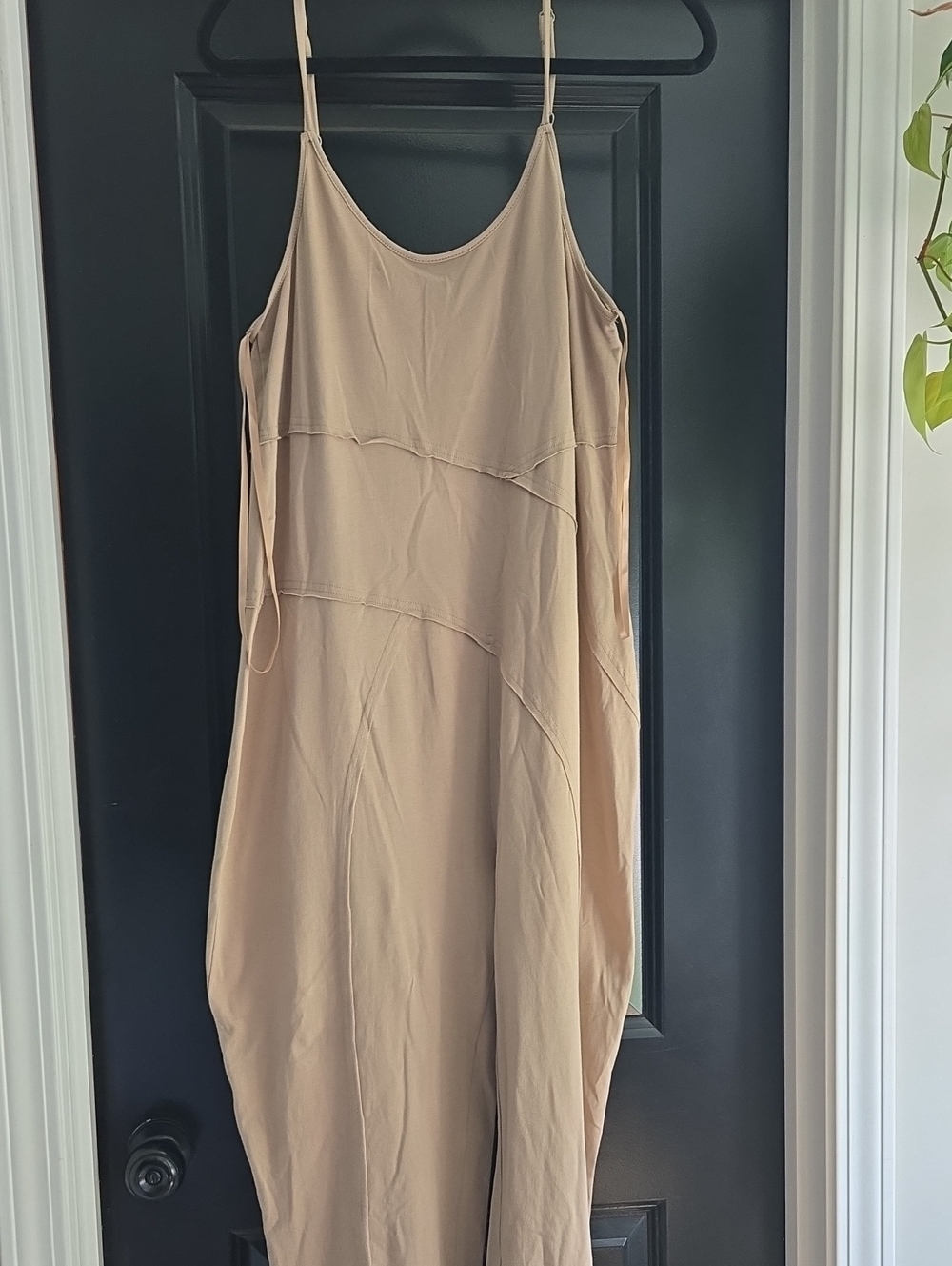 Very J Neutral Tan Jumpsuit